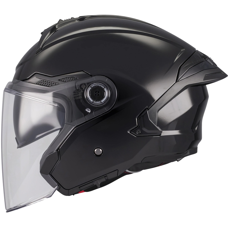 Cască de motocicletă deschisă MT Cosmo SV Pure A1 neagră