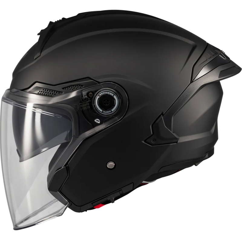 Cască de motocicletă deschisă MT Cosmo SV Pure A1 negru mat