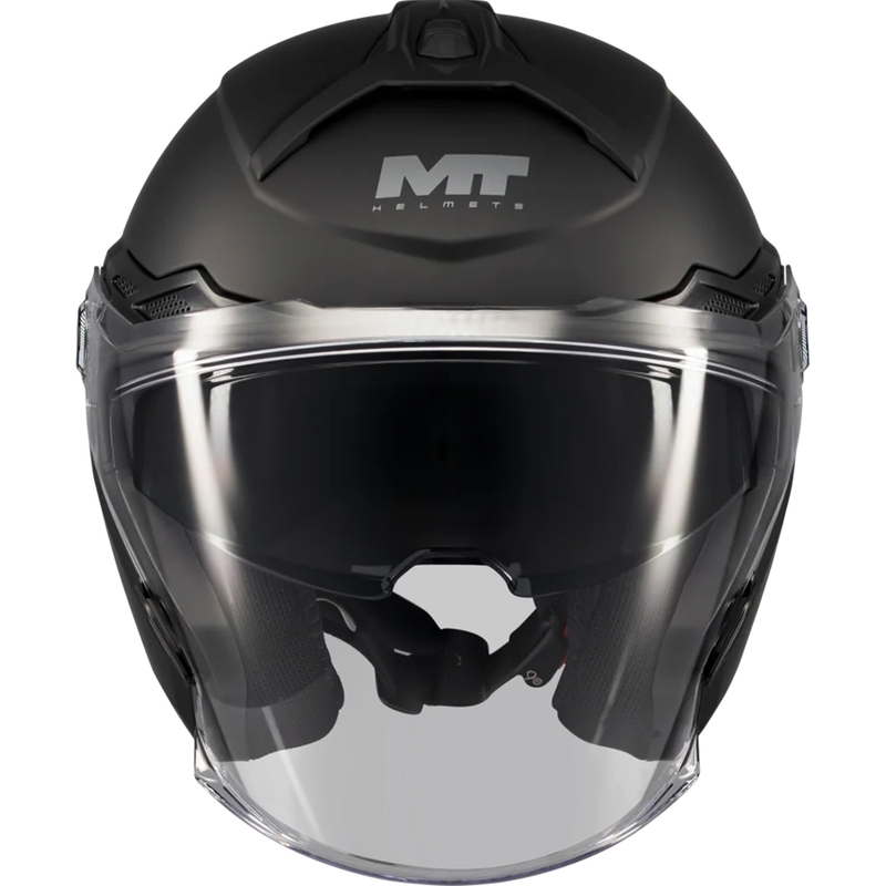 Cască de motocicletă deschisă MT Cosmo SV Pure A1 negru mat