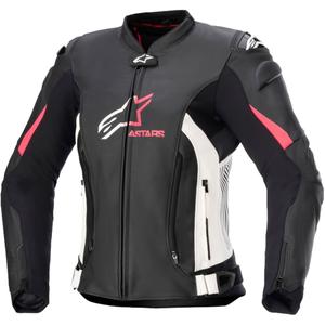 Geaca moto dama Alpinestars GP PLUS 4 negru-alb-roz