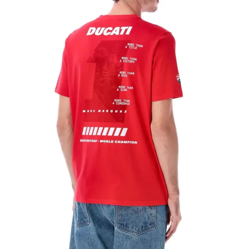 Tricou Ducati Marc Marquez MM93 Campion Mondial roșu