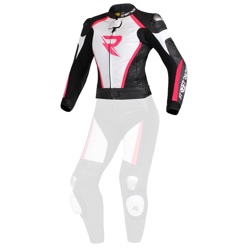 Geacă pentru femei Street Racer Kiara negru-alb-roz fluorescent  stoc lichidare