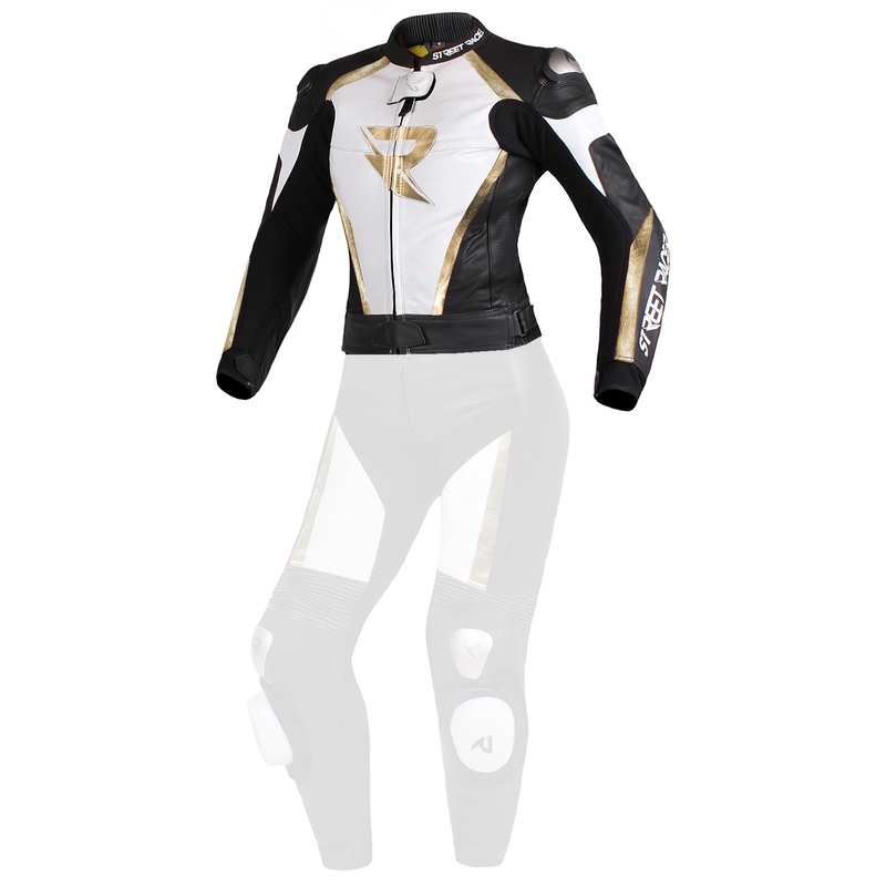 Geacă pentru femei Street Racer Kiara negru-alb-auriu