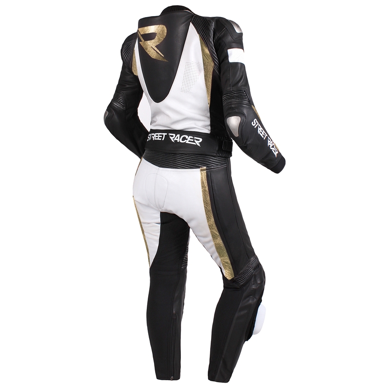 Pantaloni pentru femei Street Racer Kiara negru-alb-auriu  stoc lichidare