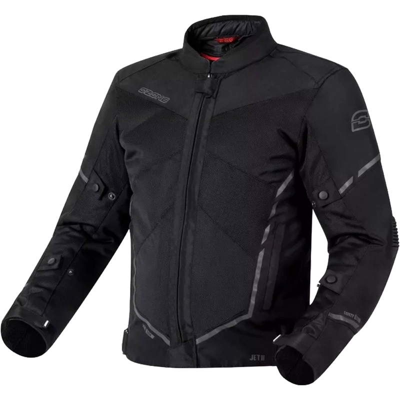 Jachetă moto Ozone Jet II negru lichidare | Motozem.ro