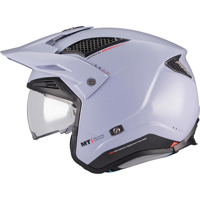 Cască de motocicletă trial deschisă MT District SV S Soul C17 gri-negru
