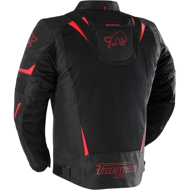 Geacă de motocicletă Furygan ULTRA SPARK 3IN1 VENTELAT+ negru-roșu