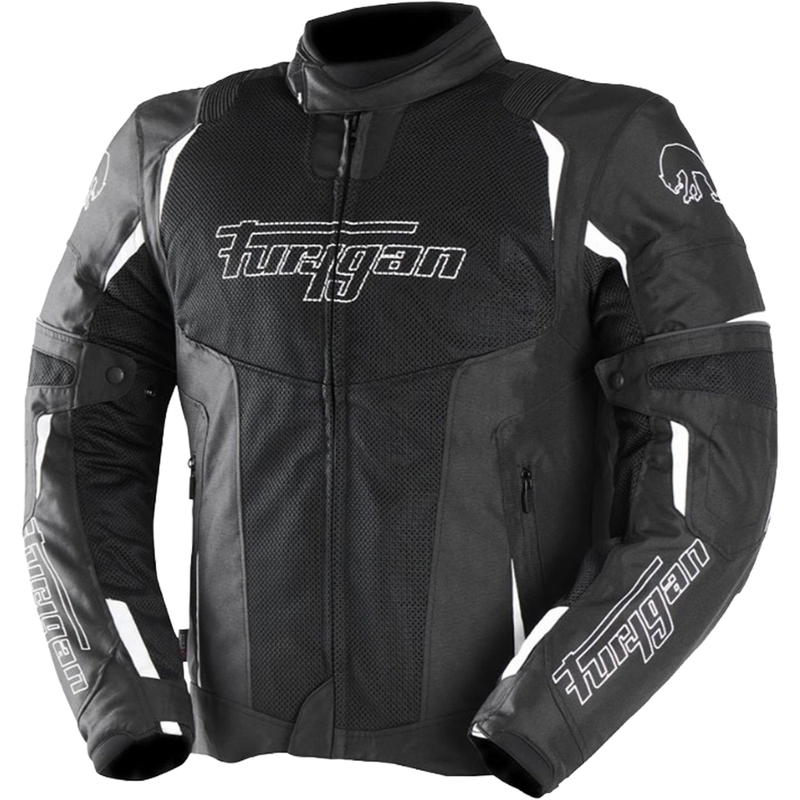 Geacă de motocicletă Furygan ULTRA SPARK 3IN1 VENTELAT+ negru și alb