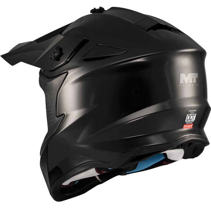 Cască motocross MT Falcon S Pure A1 negru mat