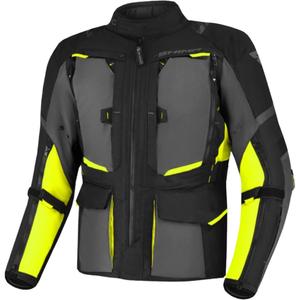 Geacă de motocicletă Shima Hero 2.0 negru-gri-galben-fluo