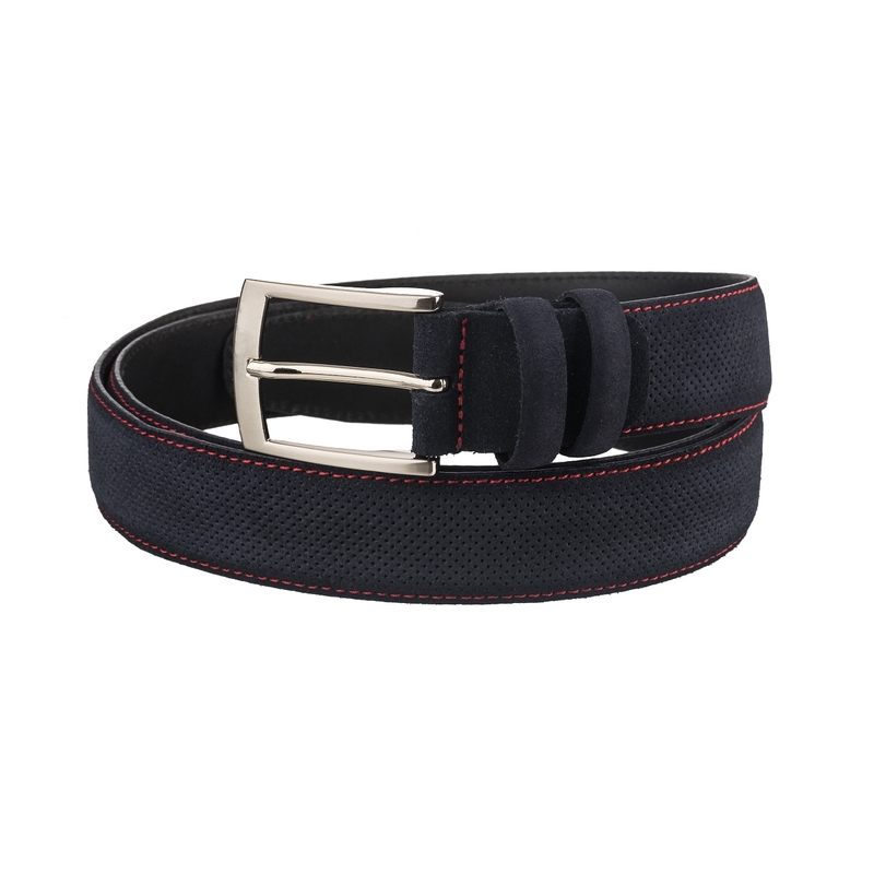 Curea din piele RSA Denim albastru
