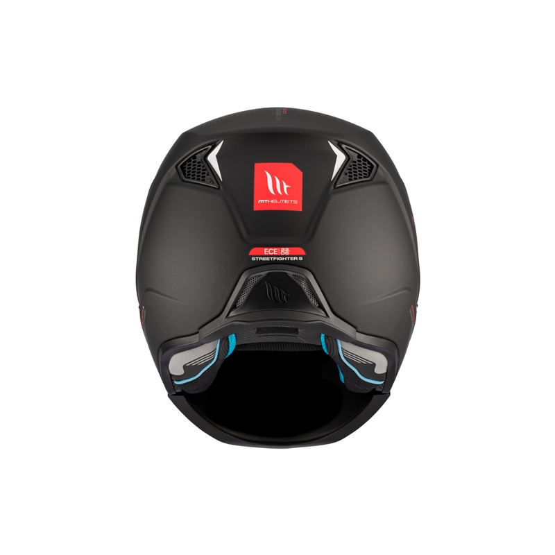 Cască deschisă cu mască MT Streetfighter SV S Solid A1 negru mat cu vizieră iridium - calitatea a II-a - II. calitate - II. calitate
