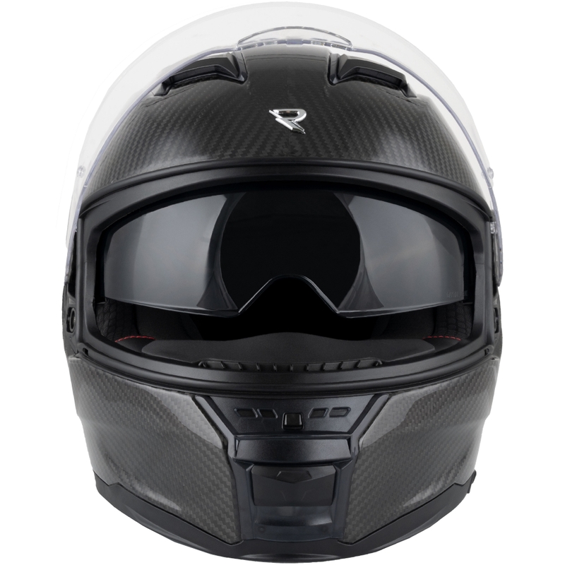 Cască integrală pentru motocicletă Street Racer Titan Carbon neagră - calitatea a II-a - II. calitate - II. calitate