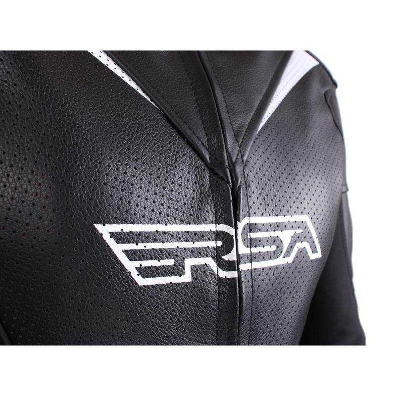 RSA Destiny 2 Negru și alb jacheta de motociclete pentru femei RSA Destiny 2 Negru și alb výprodej lichidare