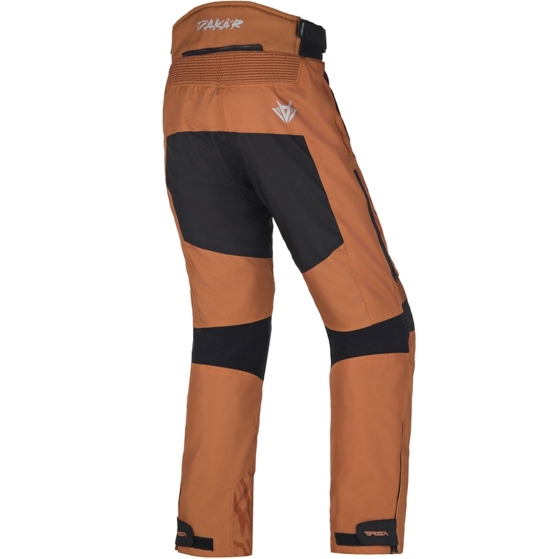 Pantaloni de motocicletă RSA Dakar 2 negru-nisip - calitatea a II-a - II. calitate - II. calitate