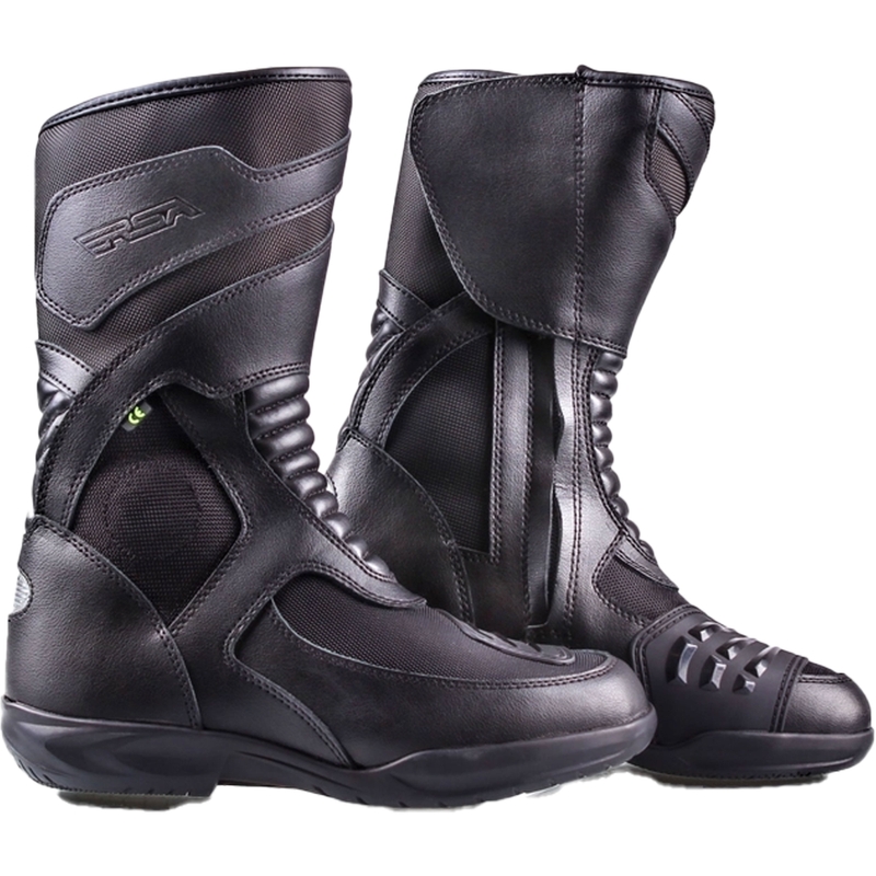Ghete moto RSA Tracker 2 negre - calitate a doua - II. calitate - II. calitate