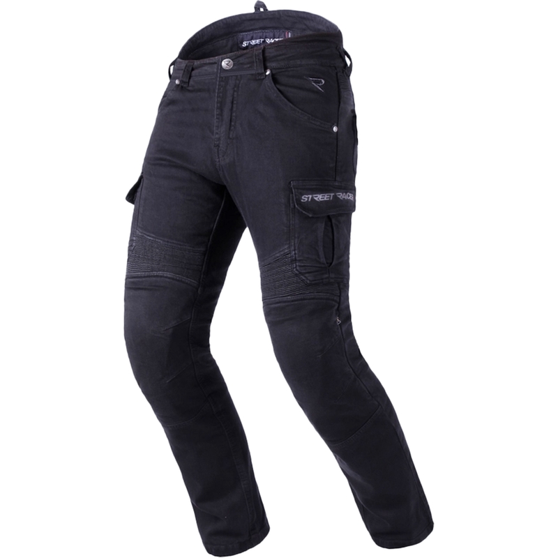 Blugi motocicletă Street Racer Cargo CE negri 2 - calitatea a II-a - II. calitate - II. calitate