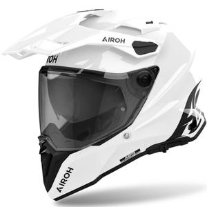 Cască Enduro Airoh Commander 2 Color alb lucios