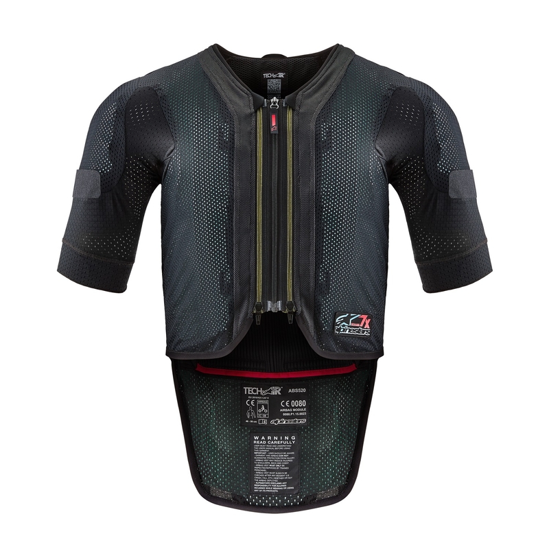 Vestă airbag Alpinestars TECH-AIR®7X System negru-roșu - gradul II - II. calitate - II. calitate