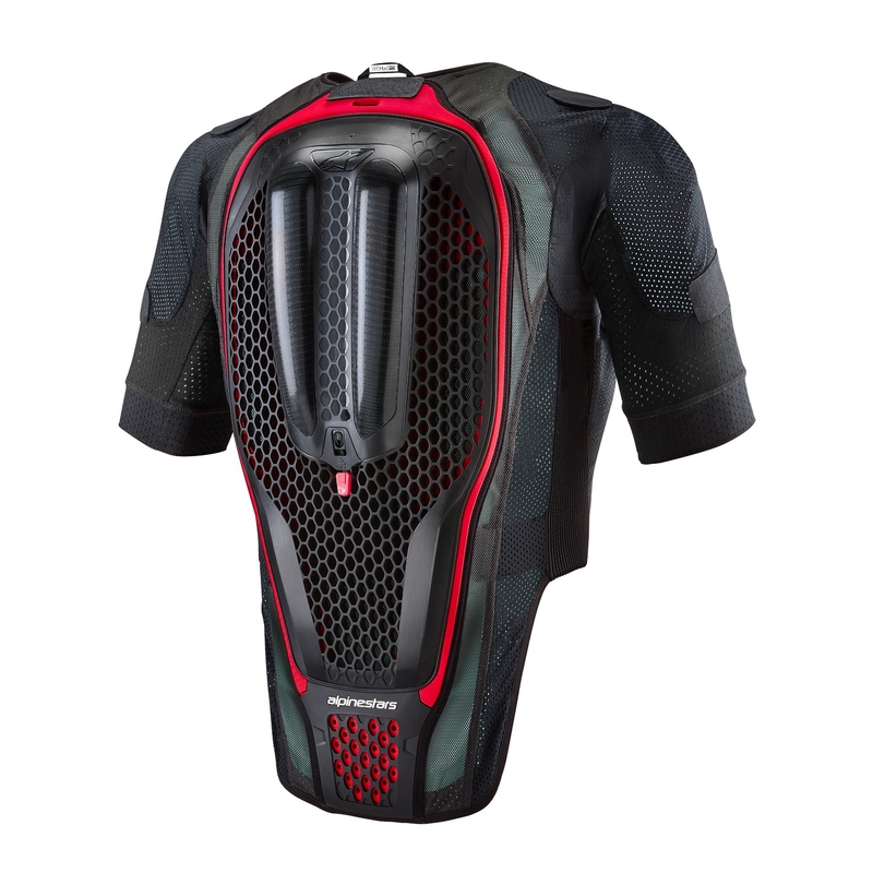 Vestă airbag Alpinestars TECH-AIR®7X System negru-roșu - gradul II - II. calitate - II. calitate