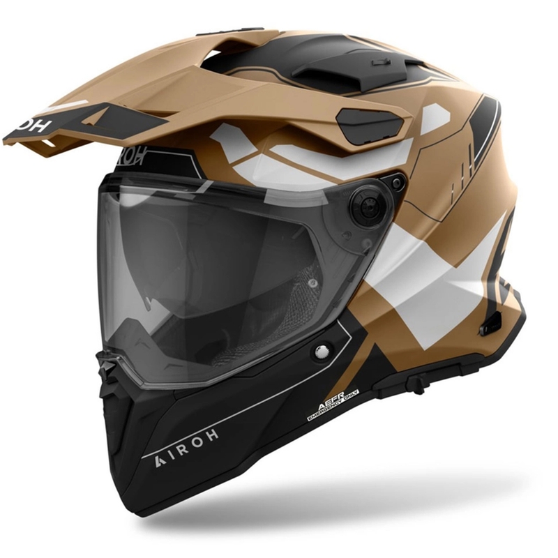Cască Airoh Commander 2 Reveal Enduro, nisip mat