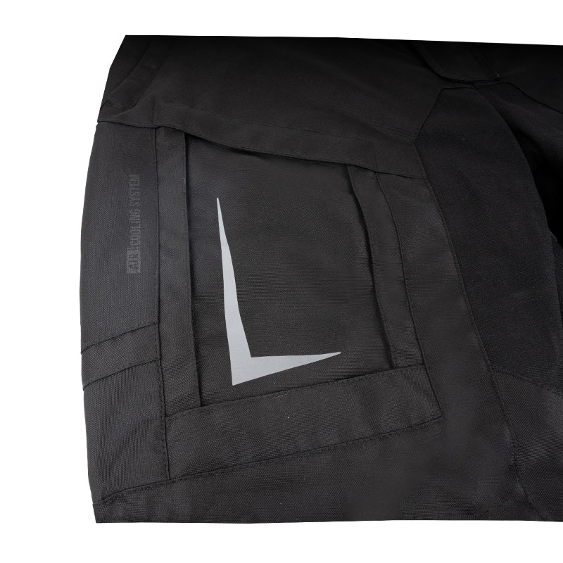 Pantaloni de motocicletă Street Racer Hilax negri - calitatea a doua - II. calitate - II. calitate