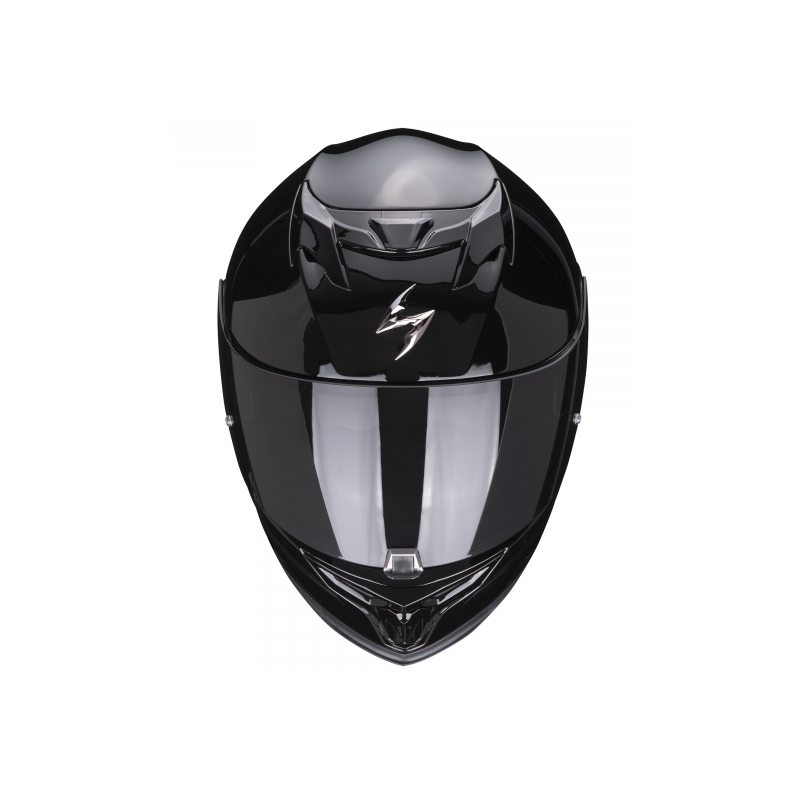 Cască integrală Scorpion EXO-520 EVO AIR Solid, neagră lucioasă, la ofertă - calitatea a II-a lichidare - II. calitate - II. calitate
