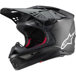 Casca de motocross Alpinestars Supertech S-M10 Fame carbon lucios/mat