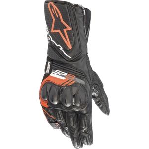 Mănuși moto Alpinestars SP-8 negru-rosu fluo