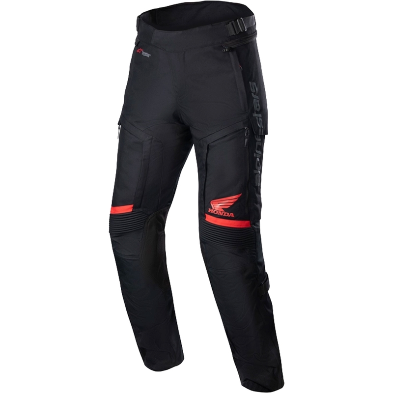 Pantaloni motocicletă Alpinestars Bogota PRO Drystar Honda roșu fluo-negru