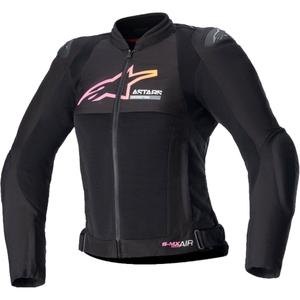 Jachetă moto damă Alpinestars Stella SMX Air negru-gradient