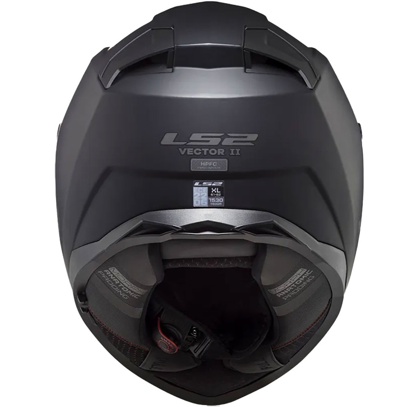 Cască integrală pentru motocicletă LS2 FF811 Vector II, neagră mată