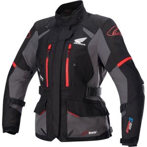 Geacă de motocicletă Alpinestars Stella Andes Drystar Honda pentru femei negru-gri