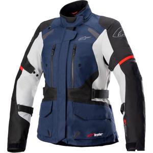 Jachetă moto Alpinestars Stella Andes Drystar pentru femei Albastru închis-negru-gri deschis-roșu