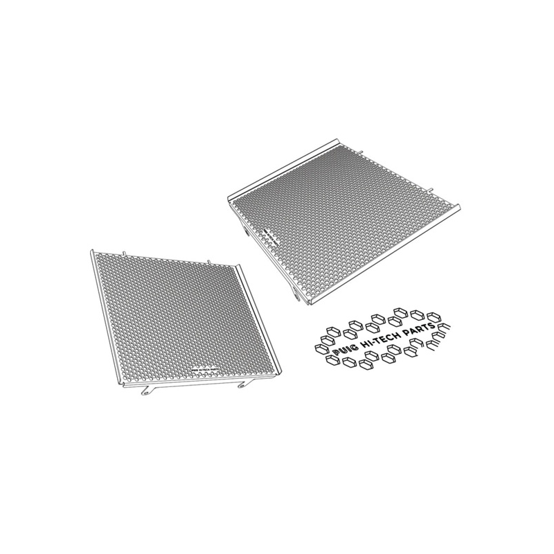 Plastic radiator PUIG Negru