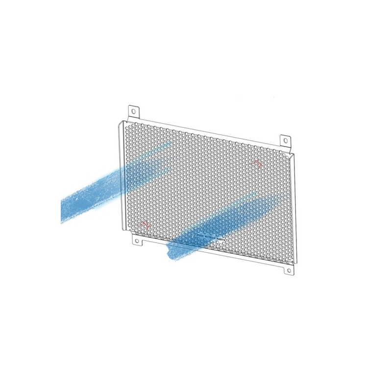 Plastic radiator PUIG Negru