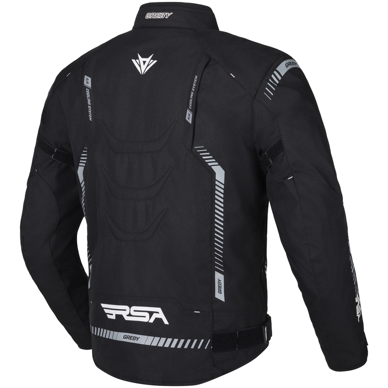 Geacă moto RSA Greby 2 negru-gri