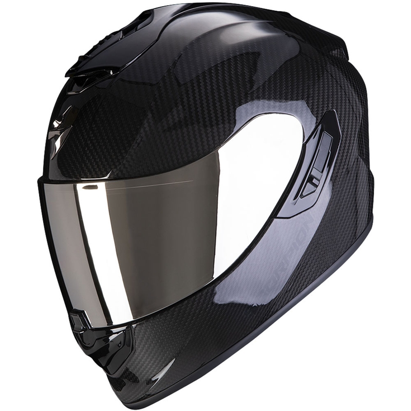 Cască integrală pentru motocicletă Scorpion EXO-1400 EVO II CARBON AIR SOLID, neagră, ofertă lichidare
