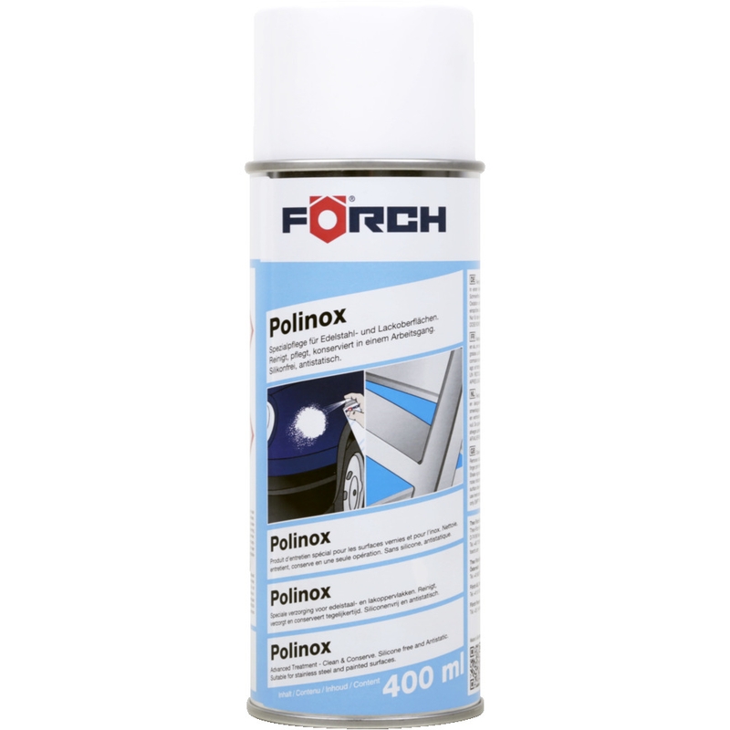 Produs de curățare și îngrijire pentru oțel, aluminiu și vopsea Forch Polinox P361 400 ml