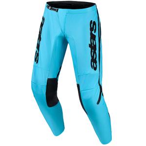 Pantaloni motocross Alpinestars Stella Fluid Apex pentru femei, turcoaz-negru