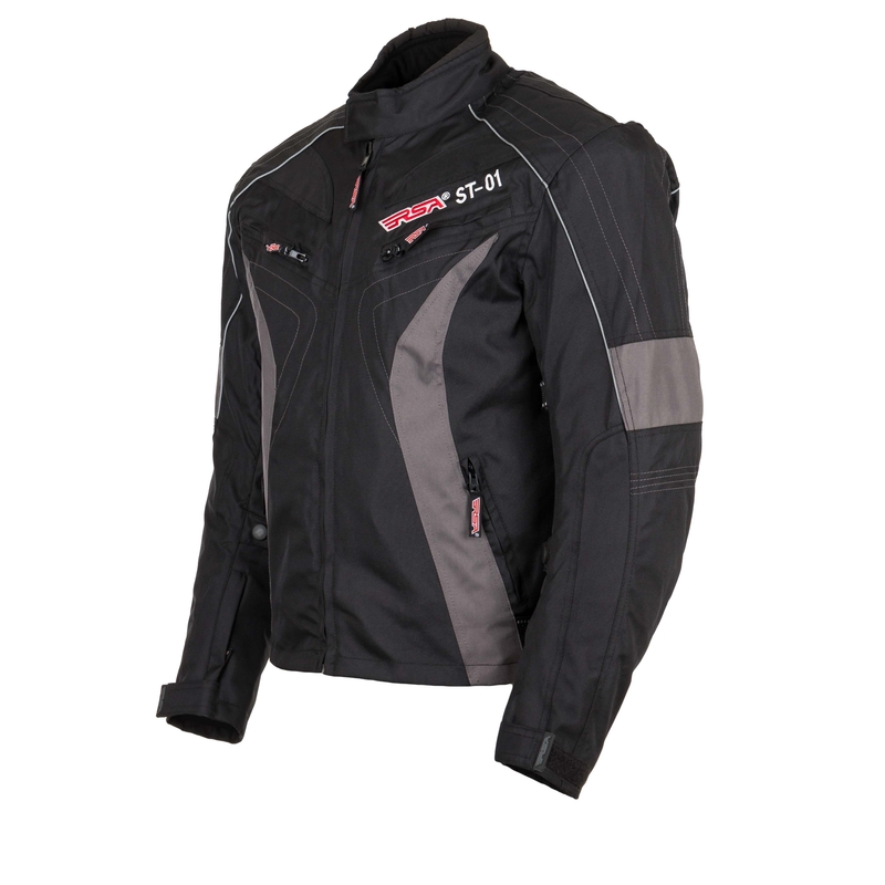 Jachetă pentru motociclete RSA ST-01 negru-gri lichidare