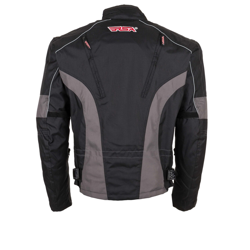 Jachetă pentru motociclete RSA ST-01 negru-gri lichidare