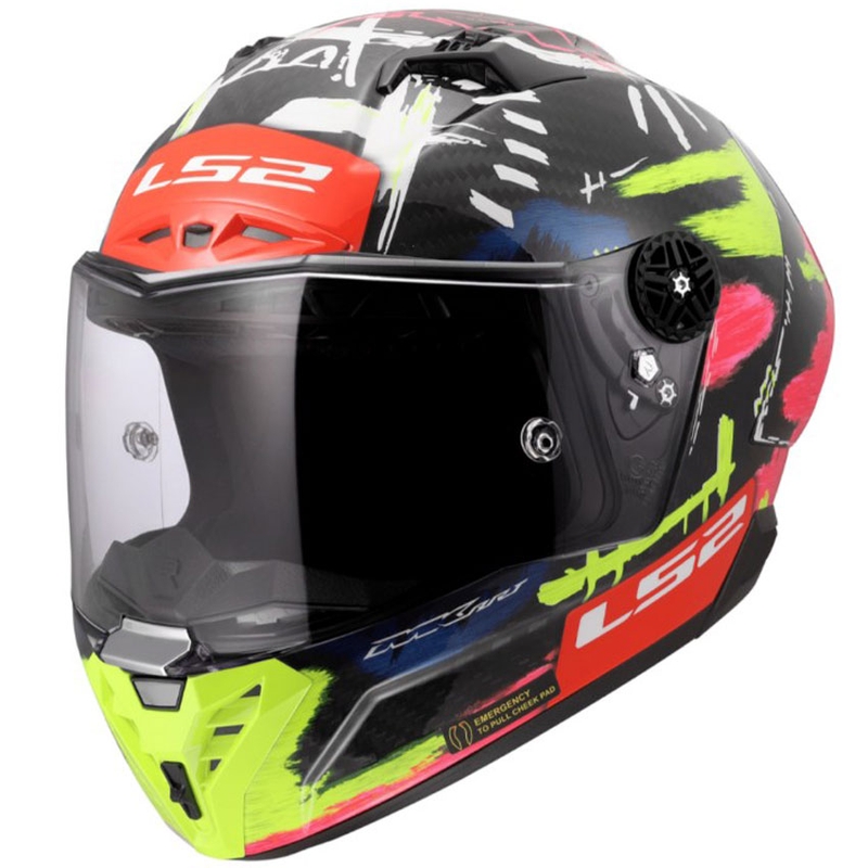 Cască integrală pentru motocicletă LS2 FF805 Thunder GP Aero Replica Aldeguer 25 negru-roșu-verde lucios