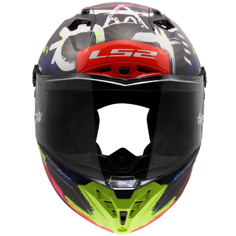 Cască integrală pentru motocicletă LS2 FF805 Thunder GP Aero Replica Aldeguer 25 negru-roșu-verde lucios