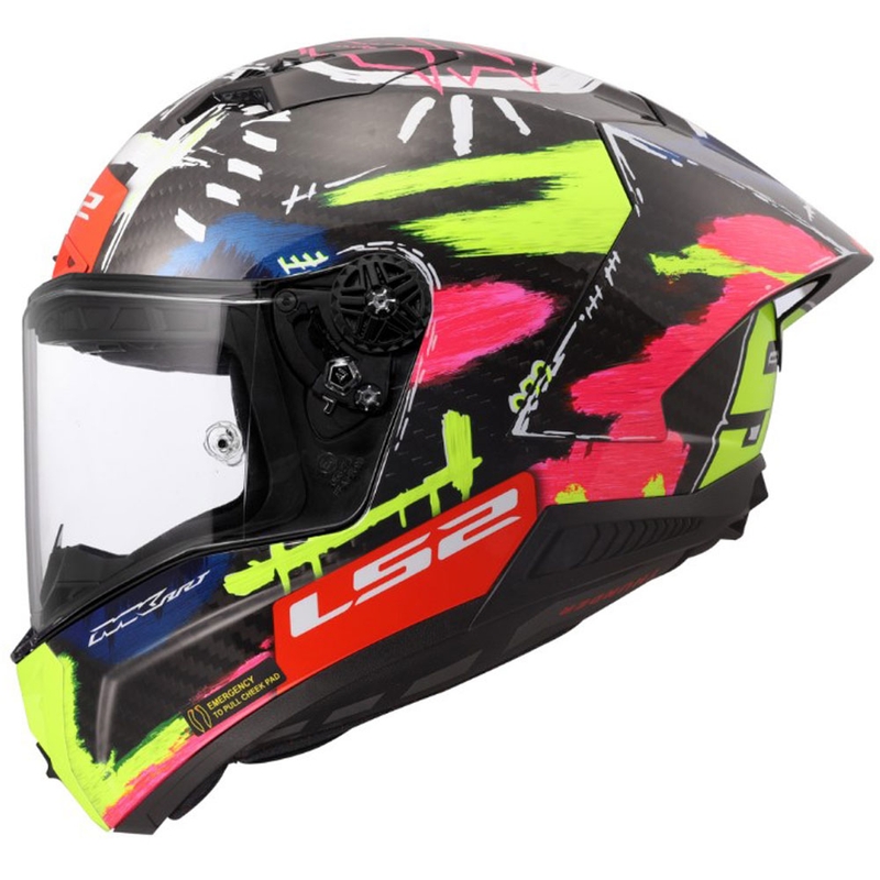 Cască integrală pentru motocicletă LS2 FF805 Thunder GP Aero Replica Aldeguer 25 negru-roșu-verde lucios