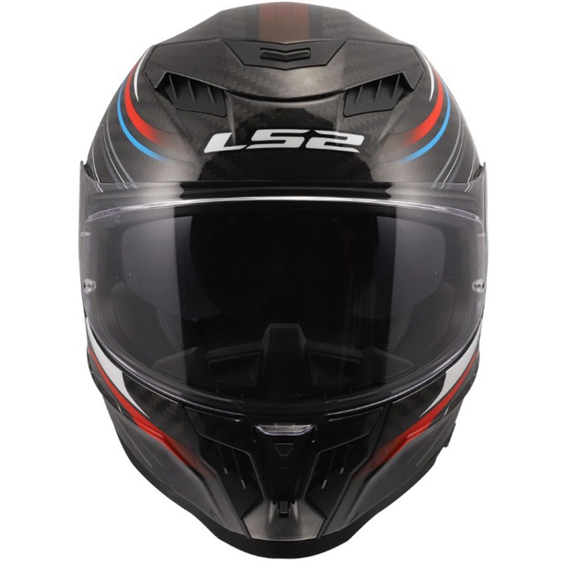 Cască integrală pentru motocicletă LS2 FF807 Dragon Subic alb-albastru-roșu