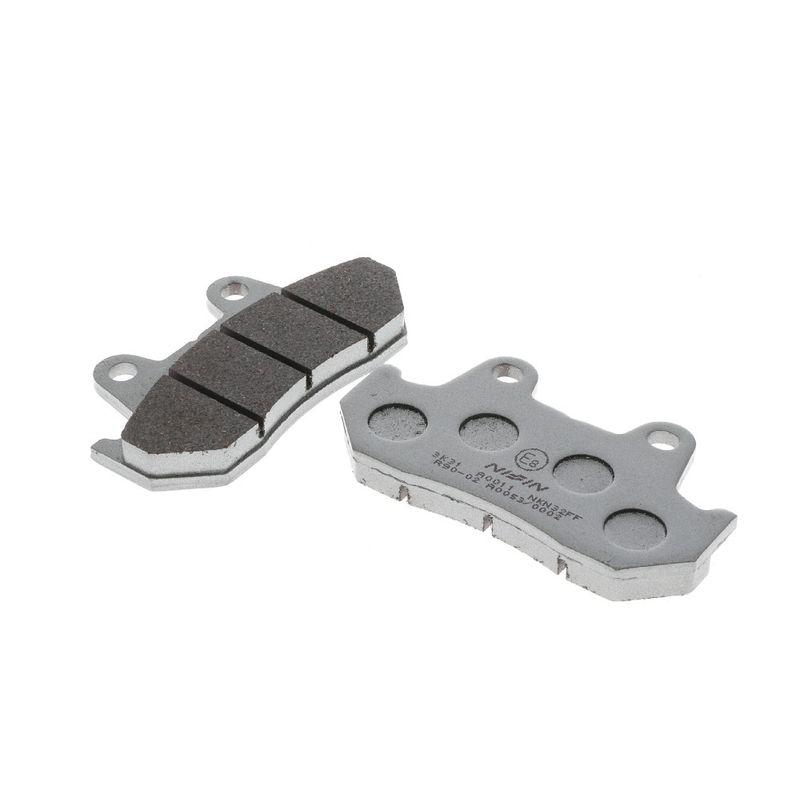 Plăcuțe de frână NISSIN semi-metalice 90x49x10.5 mm 2 buc