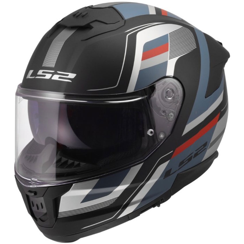 Cască integrală pentru motocicletă LS2 FF808 Stream II Vintage negru-petrol