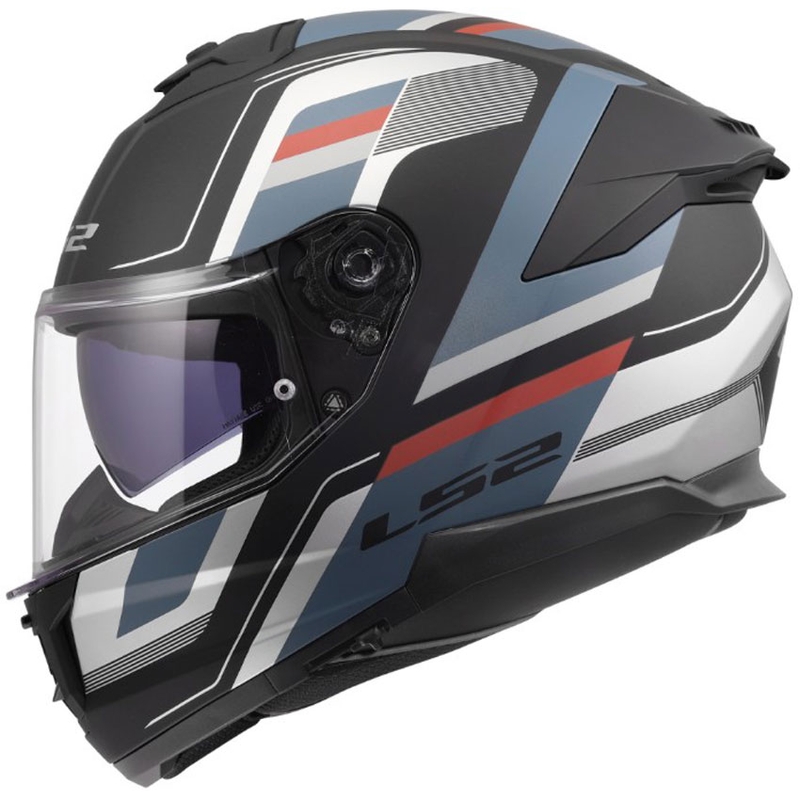 Cască integrală pentru motocicletă LS2 FF808 Stream II Vintage negru-petrol