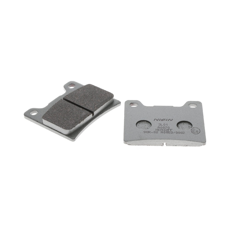 Plăcuțe de frână NISSIN semi-metalice 63.5x54.9x8.5 mm 2 buc